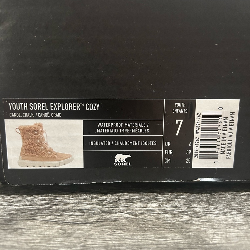 Sorel Explorer boots, youth size 7, womens size 8/8.5 - Picture 6 of 6